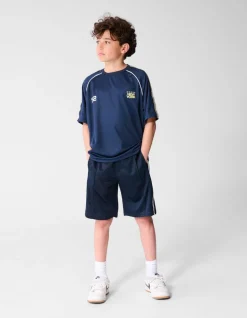 Sporty Tape T-shirt Donkerblauw