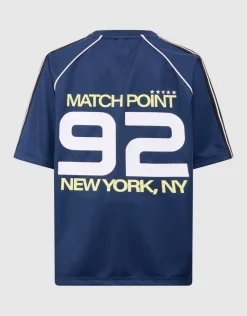 Sporty Tape T-shirt Donkerblauw