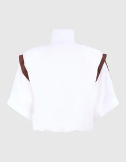Sporty Tracksuit Blouse Gebroken Wit