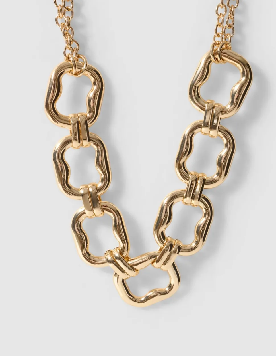 Square Ketting Goud