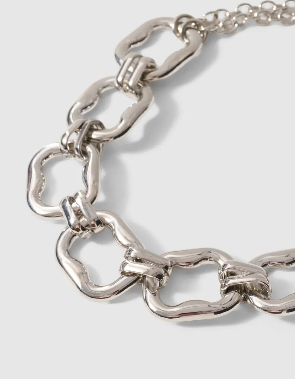 Square Ketting Zilver