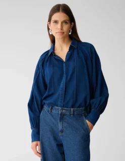 Stitch Blouse Blauw By Mieke