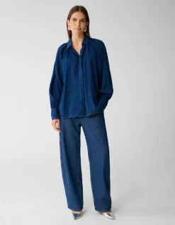 Stitch Blouse Blauw By Mieke
