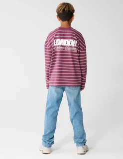 Straight Fit Jeans Blauw