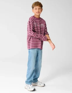 Straight Fit Jeans Blauw
