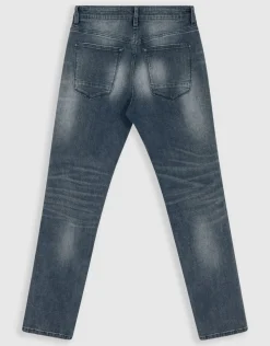 Straight Fit Jeans Blauw/Grijs L32