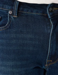 Straight Fit Jeans Donkerblauw L32