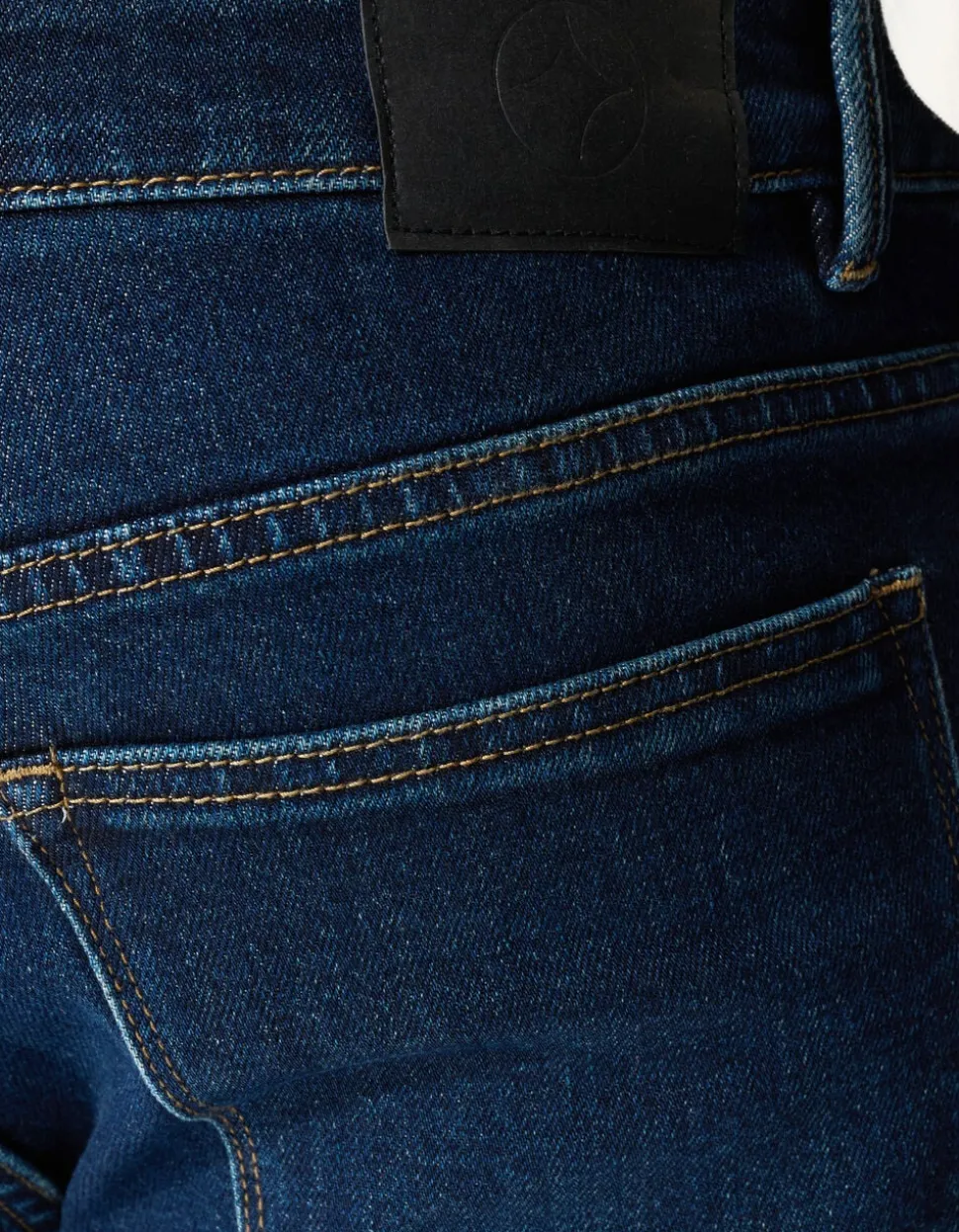 Straight Fit Jeans Donkerblauw L34
