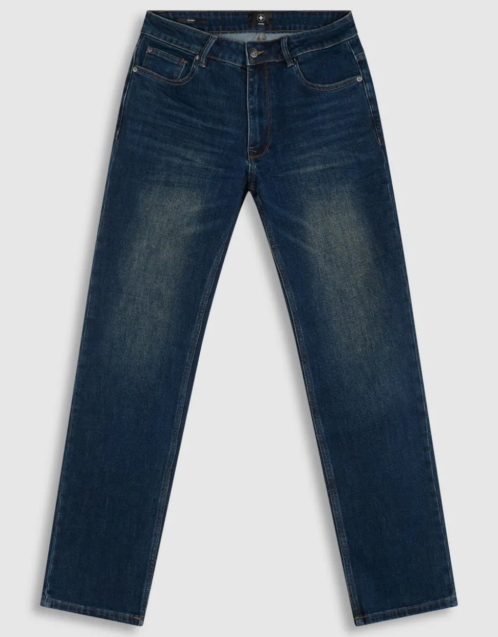 Straight Fit Jeans Donkerblauw L34