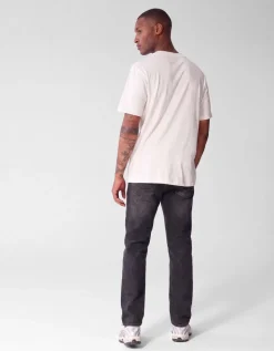Straight Fit Jeans Donkergrijs L34