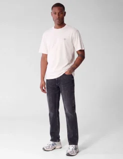 Straight Fit Jeans Donkergrijs L34
