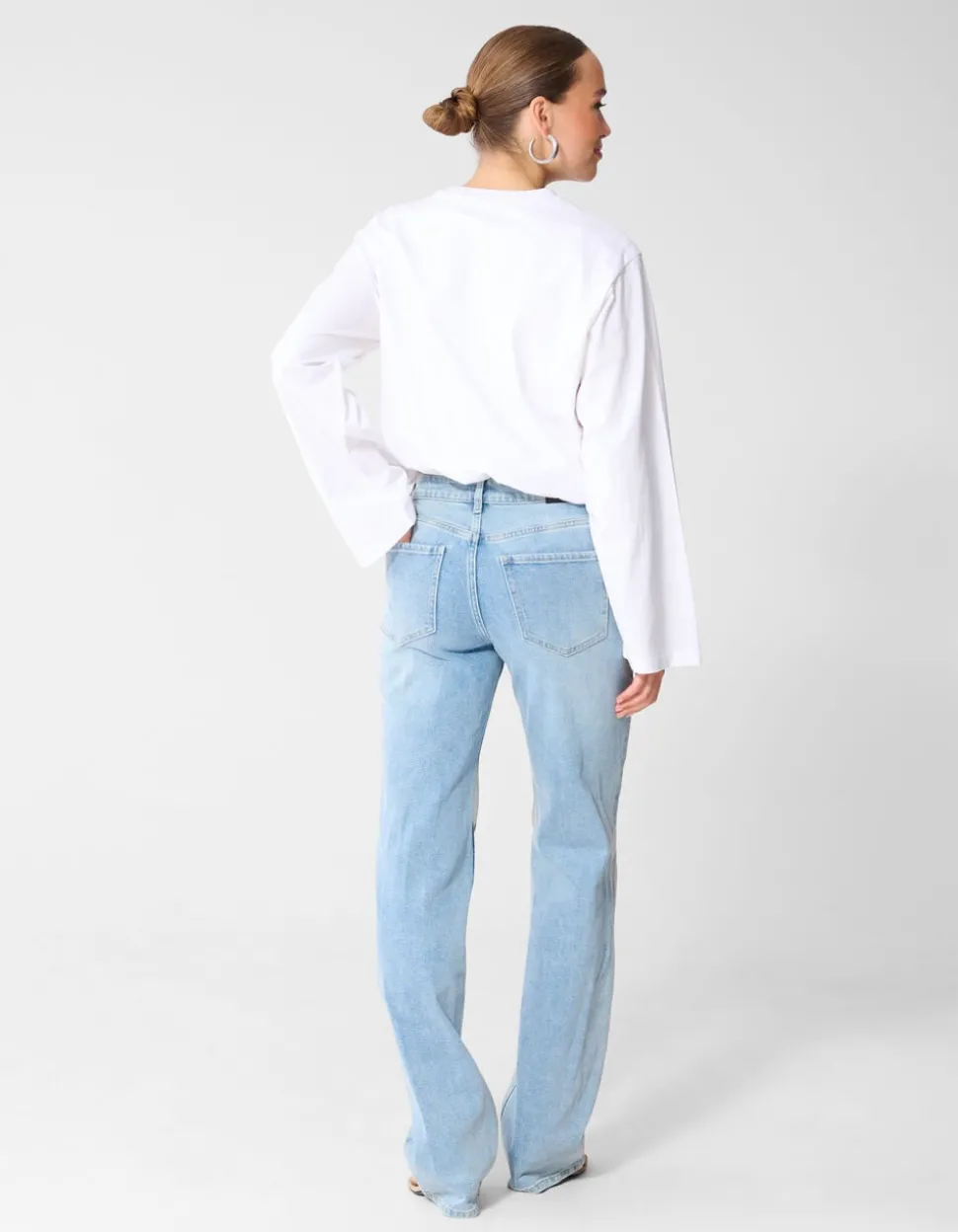 Straight Fit Jeans Extra Lang Mediumstone