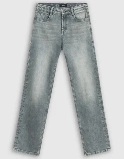 Straight Fit Jeans Grijs