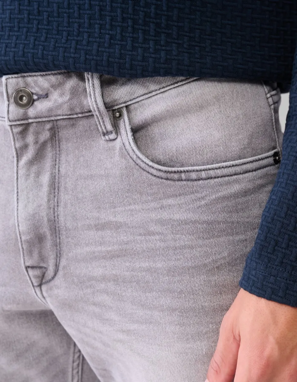 Straight Fit Jeans Grijs L32