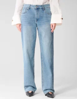 Straight Fit Jeans Lichtblauw