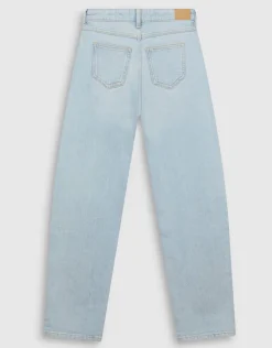 Strass Barrel Fit Jeans Bleached