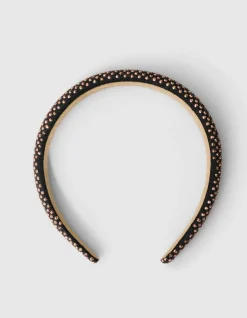 Strass Haarband Bruin