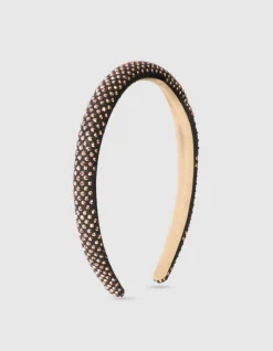 Strass Haarband Bruin