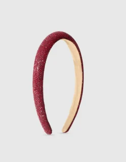 Strass Haarband Rood