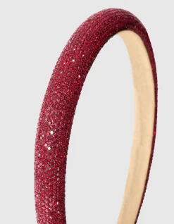 Strass Haarband Rood