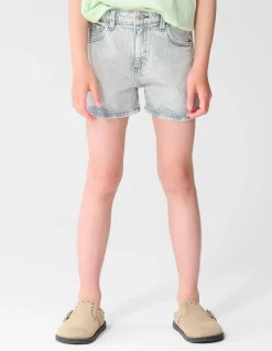 Strass Short Grijs