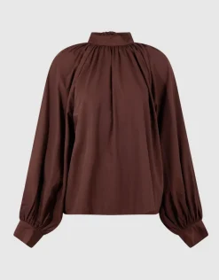Strik Blouse Bruin