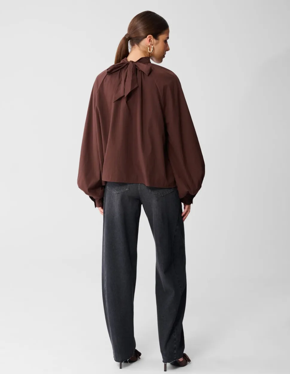 Strik Blouse Bruin