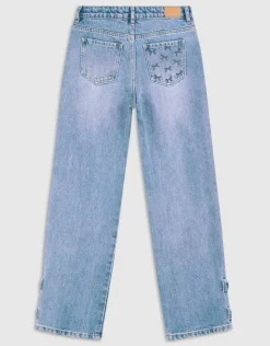 Strik Wide Leg Fit Jeans Blauw
