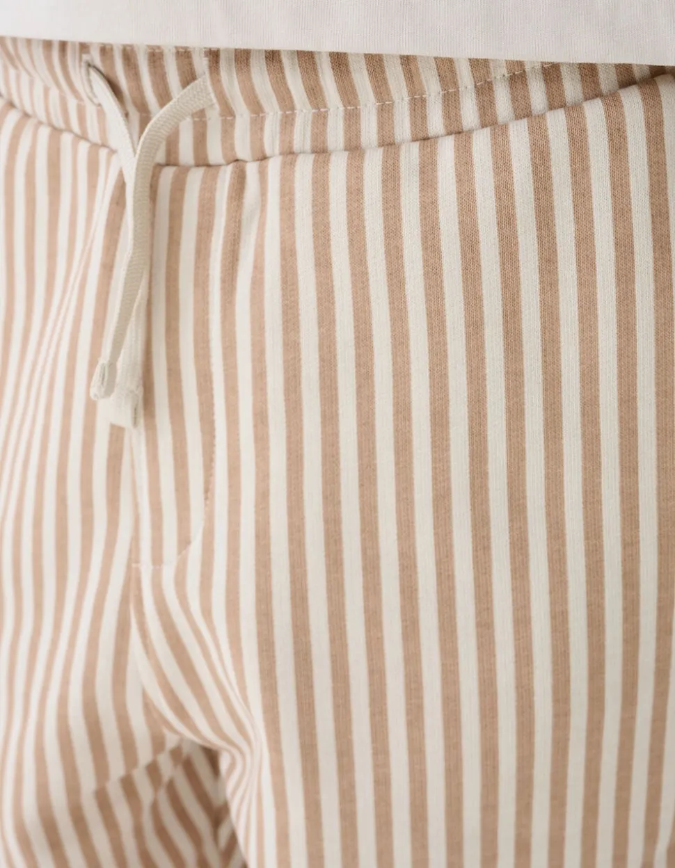 Striped Short Beige