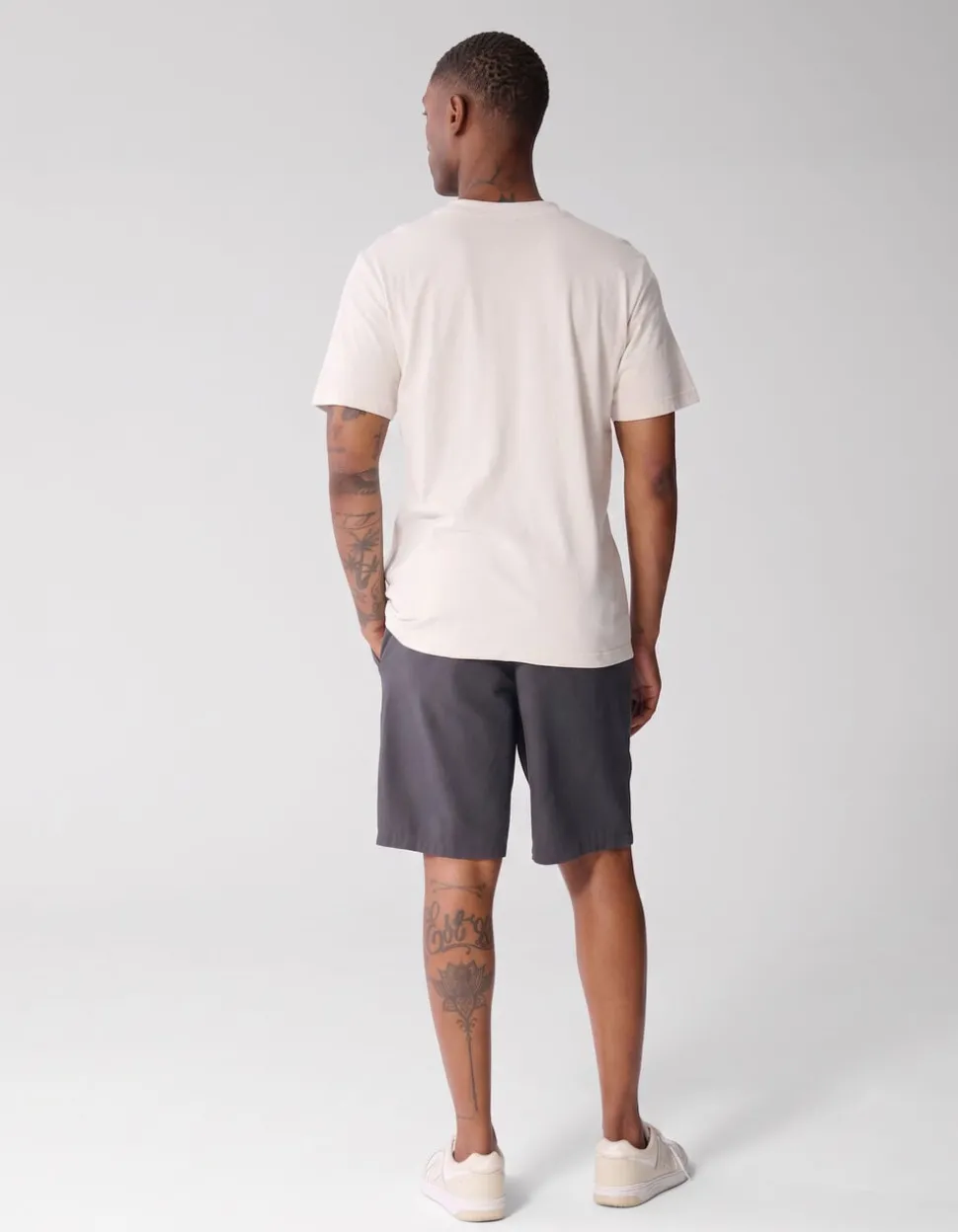 Stripe Mix T-shirt Gebroken Wit