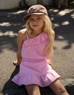 Structuur Playsuit Roze