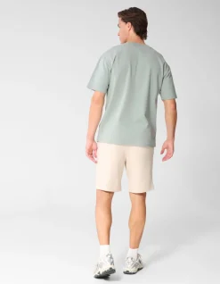 Structuur Regular Fit Short Zand