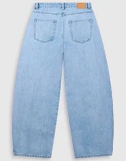 Stud Baggy Fit Jeans Bleached