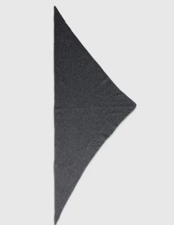 Studded Triangle Sjaal Donkergrijs
