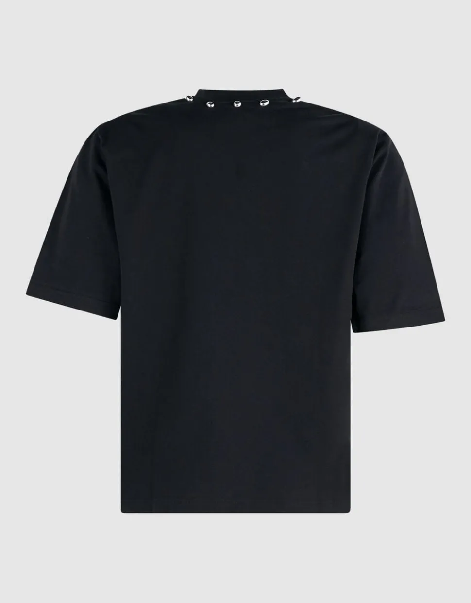 Studded T-shirt Zwart