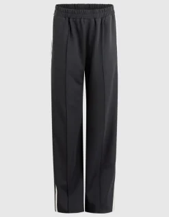 Studded Wide Leg Fit Broek Donkergrijs