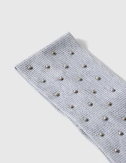 Stud Haarband Lichtgrijs
