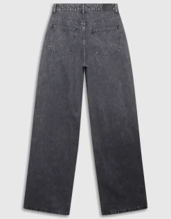 Studs Barrel Fit Jeans Grijs