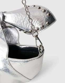 Stud Strik Tas Zilver