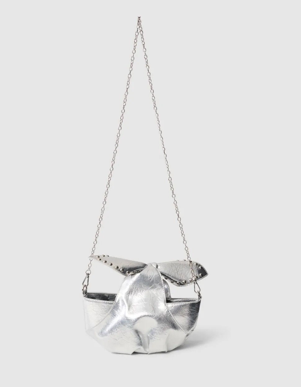 Stud Strik Tas Zilver