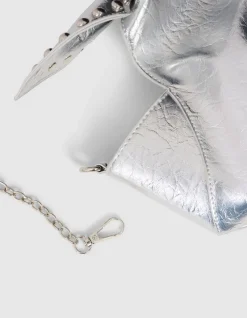 Stud Strik Tas Zilver