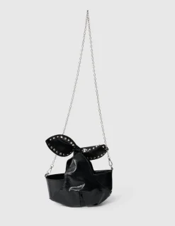 Stud Strik Tas Zwart