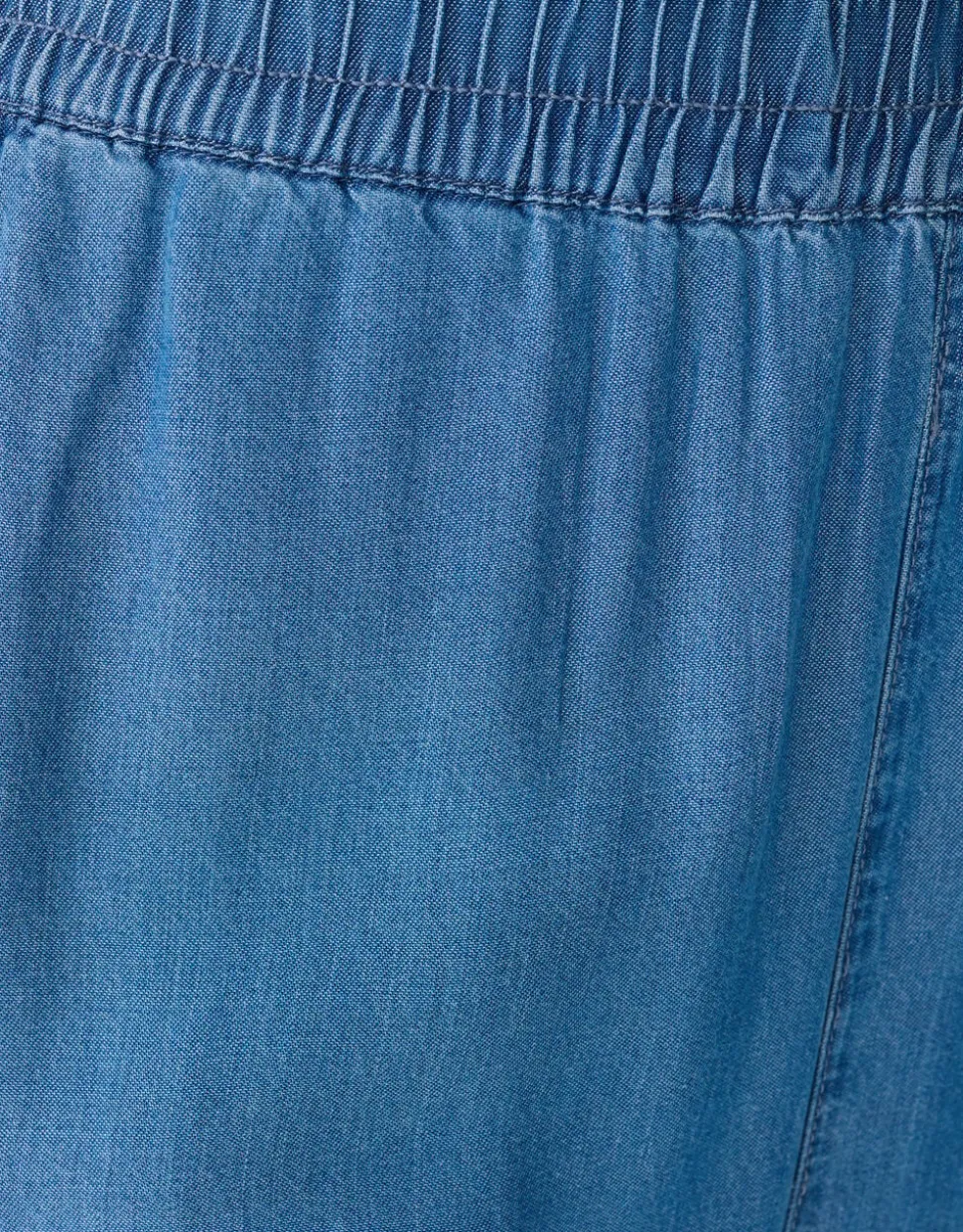 Studs Wide Leg Fit Denim Broek Blauw