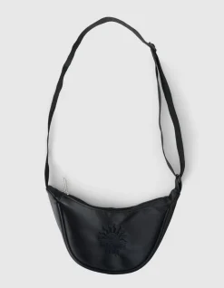 Sun Embroidery Crossbody Tas Zwart