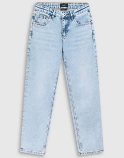Tapered Fit Jeans Bleached