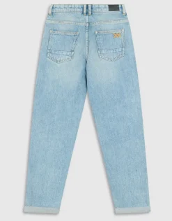 Tapered Fit Jeans Bleached