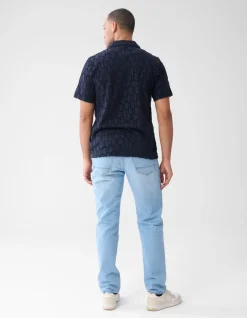 Tapered Fit Jeans Bleached L34