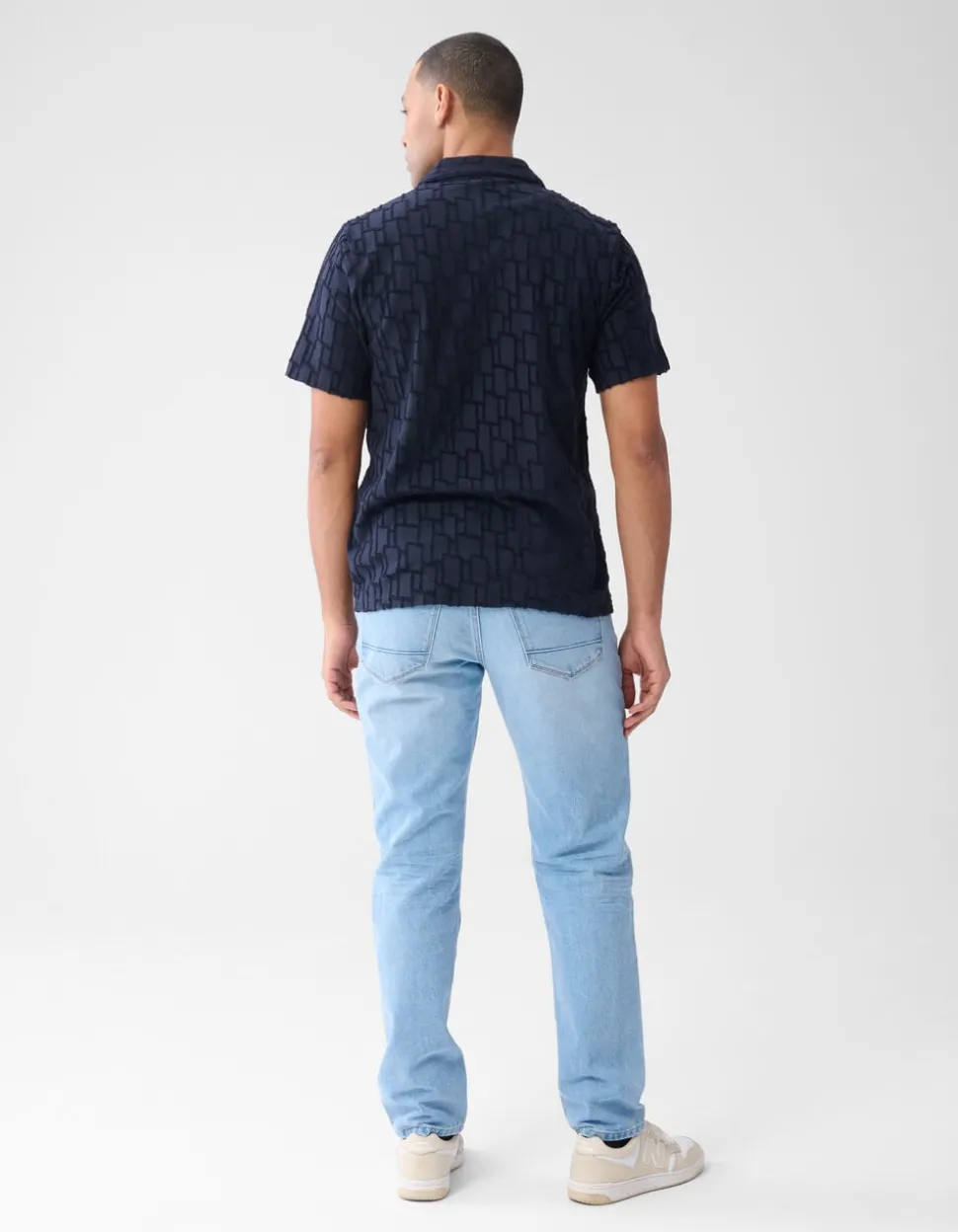 Tapered Fit Jeans Bleached L32