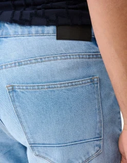 Tapered Fit Jeans Bleached L32