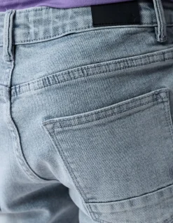 Tapered Fit Jeans Grijs